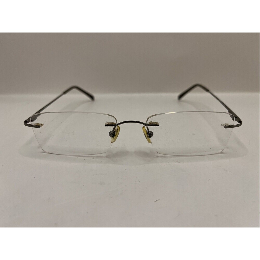 Trends Eyeglasses 8842 C2 Gunmetal Rimless Designer Frames Only Grey 51-17-135